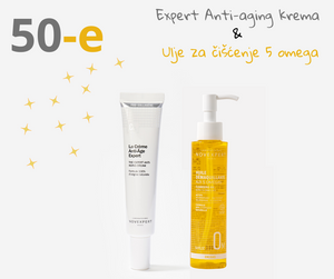 Beauty paket za 50-e: Expert Anti-Aging Krema i Ulje za čišćenje 5 Omega