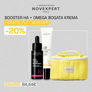 NOVEXPERT Paket: HA Booster + Omega bogata krema (GRATIS neseser)