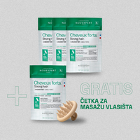 Strong hair - Snažna kosa PAKET 3+1 + četka za masažu vlasišta